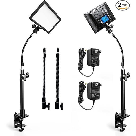 2-Pack Dimmable Bi-Color Streaming Video Lights