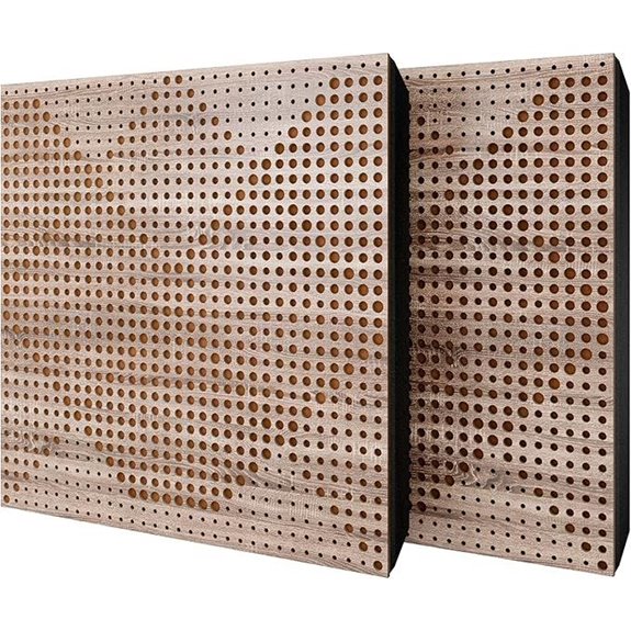 2 Pack Acoustic Panels with Velvet Fabric (WILDS Sonoma)