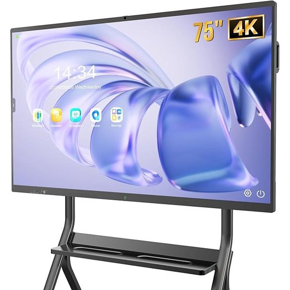 15 Best Digital Whiteboard Displays for 2026 Team Workshops 16 75 4K UHD Touchscreen Smart Whiteboard