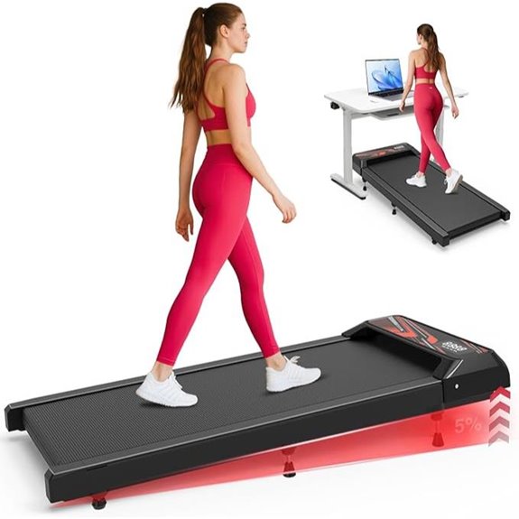 12 Top-Rated Treadmill Desk for Long Workdays on Amazon USA 6 2.5HP Under Desk Treadmill with Incline and Remote