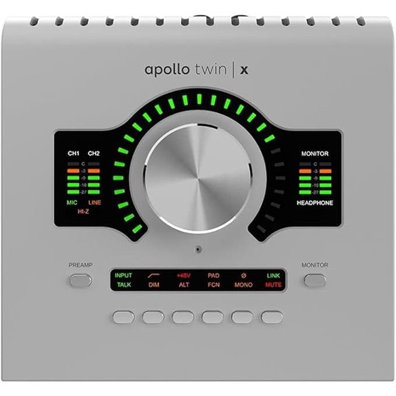15 Top-Rated Audio Interfaces for Music & Audio Production in 2026 13 Universal Audio Apollo Twin X QUAD Thunderbolt 3 Interface