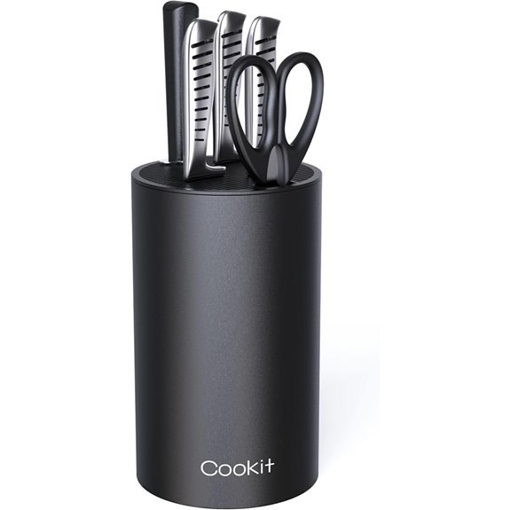 15 Best Countertop Knife Holders for 2026 That Chefs Love 5 Cookit Universal Round Knife Block with Scissors Slot