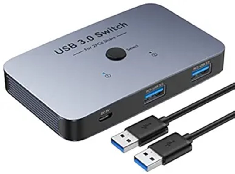 ABLEWE USB 3.0 Switcher for Multiple Devices