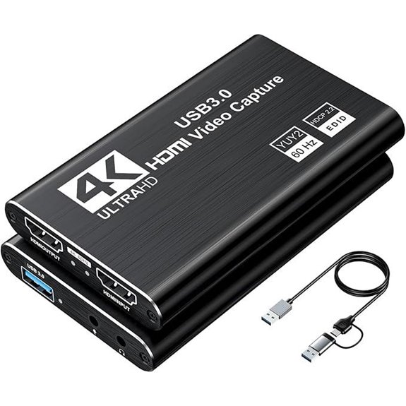 15 Best Video Capture Cards for Webinar Production on Amazon 17 USB 3.0 4K HDMI Video Capture Card for Streaming