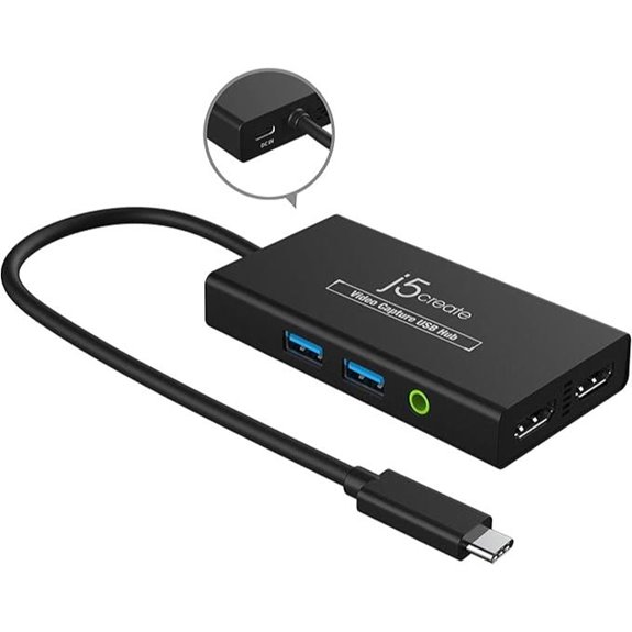j5create Video Capture Card with Pass-Through Charging