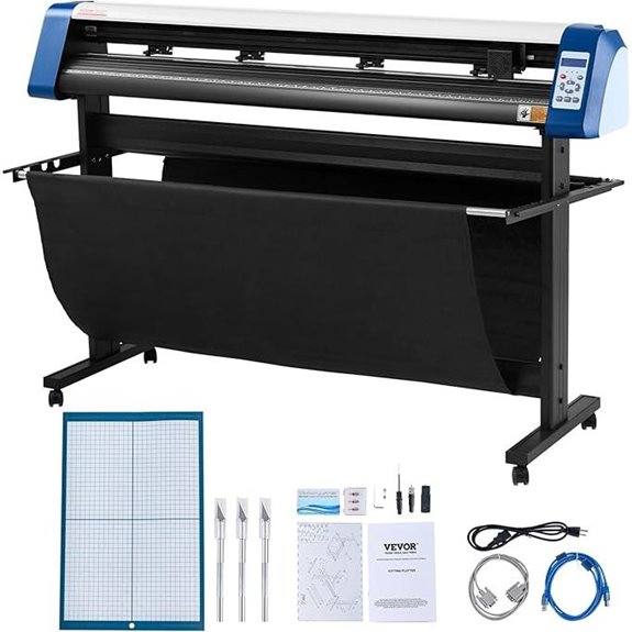 15 Best Vinyl Cutter Machines for Small Businesses in 2026 5 VEVOR 53-Inch Vinyl Cutter with Stand and Software