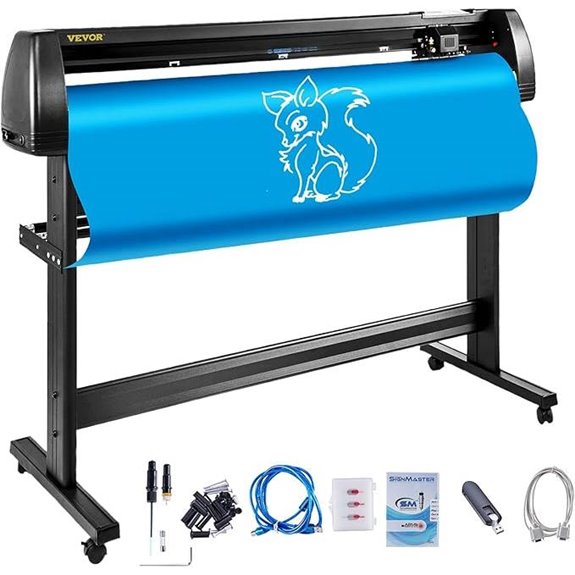 15 Best Vinyl Cutter Machines for Sign Making on Amazon USA 3 VEVOR Vinyl Cutter Plotter with Stand 53 width