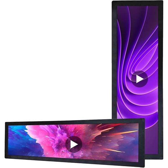 15 Best Digital Signage Displays for Trade Show Booths in 2026 10 VSDISPLAY 28.6 Digital Signage LCD Monitor