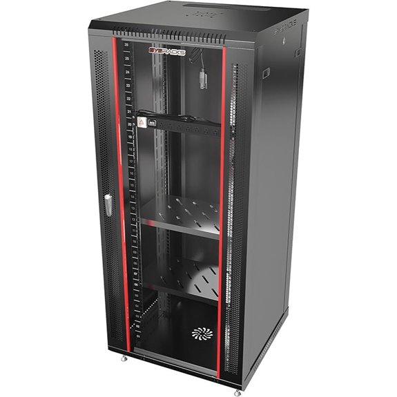 15 Top-Rated Server Rack Cabinets for Studio Networks in 2026 11 Sysracks 27U Wall Mount Server Rack with Fan
