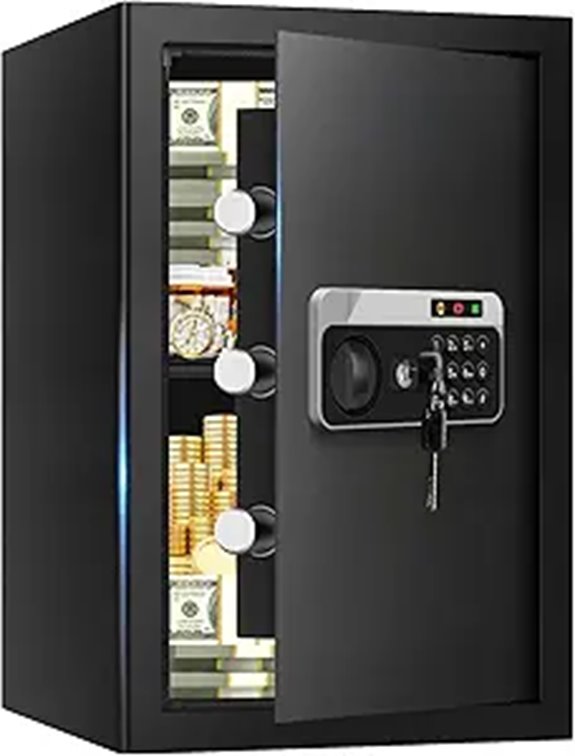 Fireproof Waterproof Safe with Digital Keypad