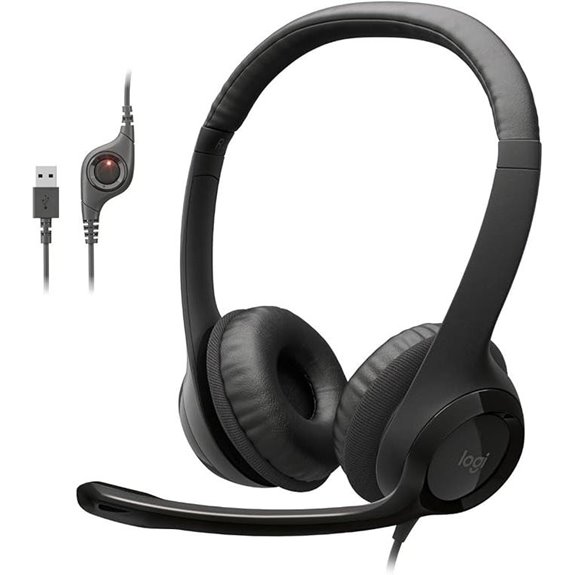 Logitech H390 Wired USB Headset with Mic