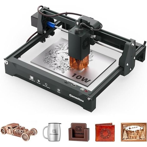 Genmitsu 10W Laser Engraver Machine with Wireless Control