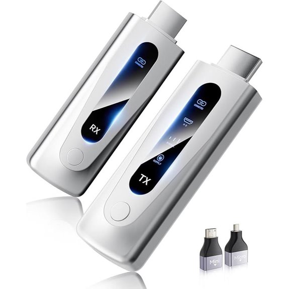 9 Best Wireless Presentation Systems for Conference Rooms in 2026 7 Wireless HDMI Transmitter/Receiver 328FT 4K Video Output