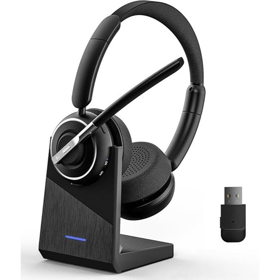 Wireless Bluetooth Headset with Mic and Noise Cancellation