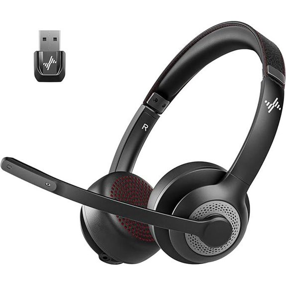 Wireless Bluetooth Headset with Mic and Noise Cancelling