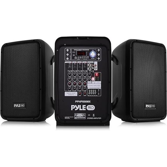 Pyle Portable Bluetooth PA System with Subwoofer