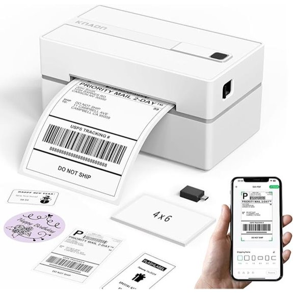 Bluetooth Thermal Shipping Label Printer for Small Business