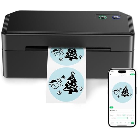 15 Best Professional Thermal Label Printers for Small Business Fulfillment 12 SVANTTO Bluetooth Thermal Label Printer for Shipping