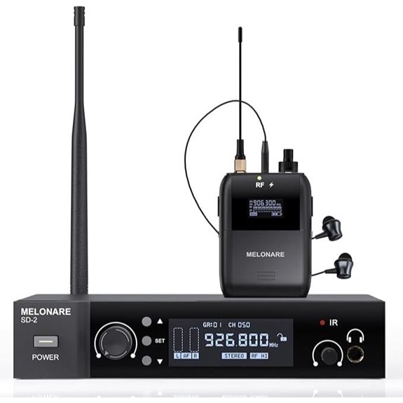 15 Top-Rated Wireless In-Ear Monitor Systems for Stage Audio in 2026 4 Wireless In-Ear Monitor System with Bodypack and Earphones