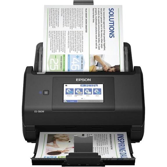15 Best Professional High-Speed Document Scanner for Paperless Offices 2026 9 Epson Workforce ES-580W Wireless Duplex Document Scanner