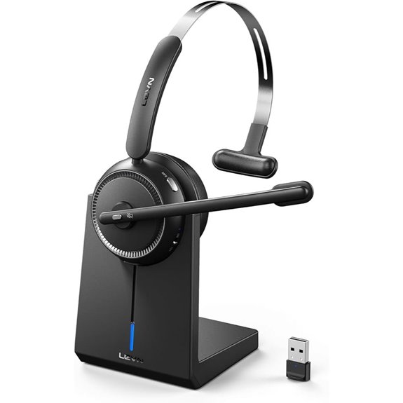 15 Best Wireless Headsets for 2026 That Make Client Calls Clear 18 LEVN Wireless Headset 5.2 with Mic for Work
