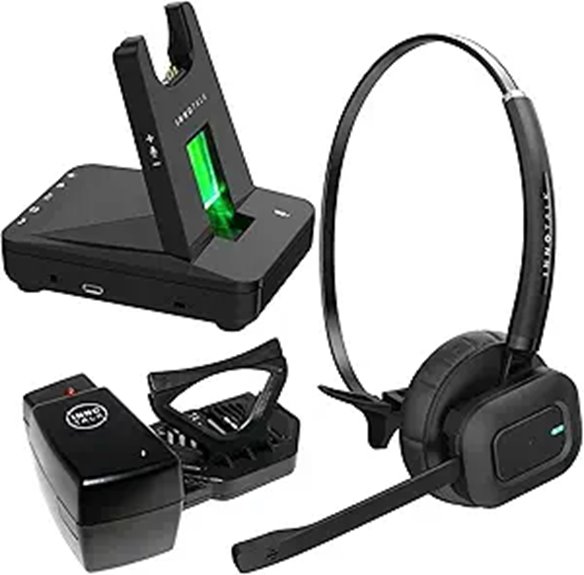 14 Best Professional Wireless Headsets for Remote Marketing Teams in 2026 7 INNOTALK Wireless Headset with Remote Lifter (Explorer)