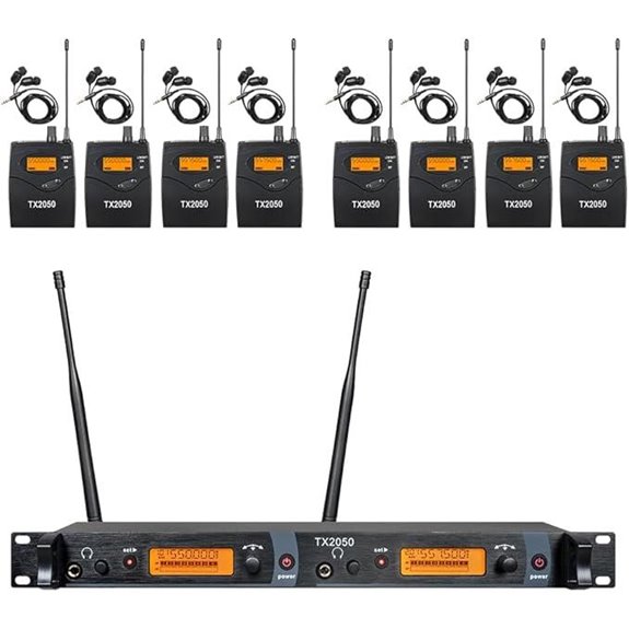 8-Channel Wireless In-Ear Monitor System