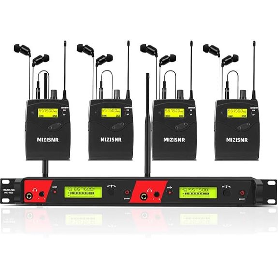 Wireless In-Ear Monitor System with 2 Bodypacks