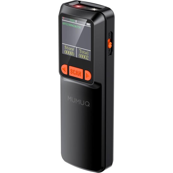 Wireless Barcode Scanner with LCD Screen