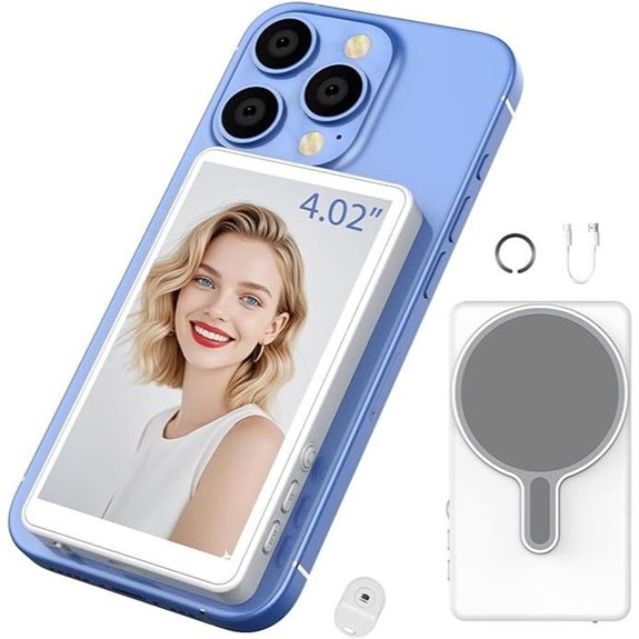 8 Best Business Smartphones for Content Creation in 2026 3 Wireless Phone Vlog Selfie Monitor for Live Streaming