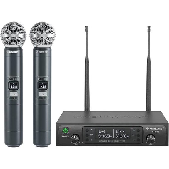15 Best Wireless Handheld Microphone Systems for Presentations in 2026 10 Phenyx Pro Wireless Microphone System with 2 Mics