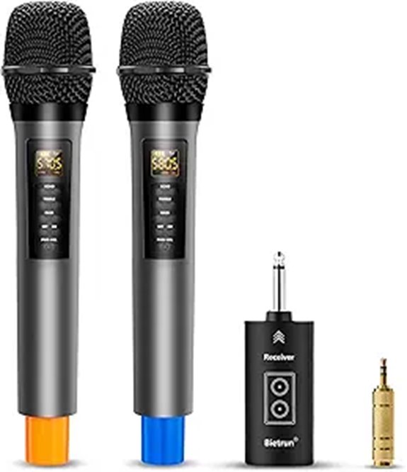 Bietrun Wireless Microphone System with Echo & Bluetooth