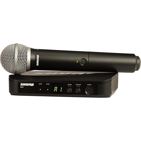 15 Best Wireless Handheld Microphone Systems for Presentations in 2026 11 Shure BLX24/PG58 Wireless Microphone System with Mic