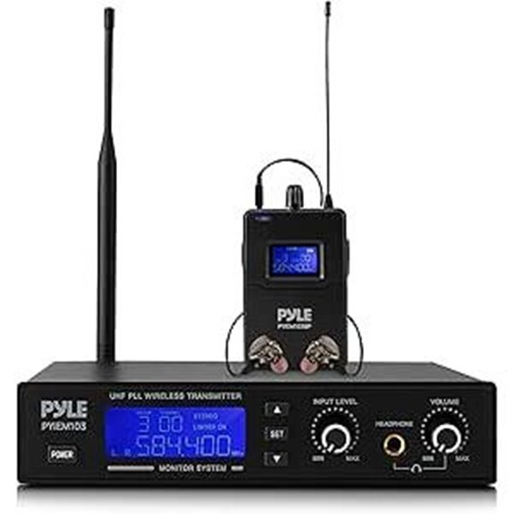 15 Best Wireless In-Ear Monitor Systems for Presentations on Amazon USA 8 Pyle Wireless In-Ear Monitor System with Noise Cancelling