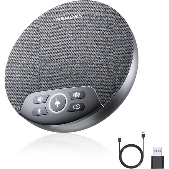 Bluetooth Conference Speakerphone with Noise Reduction