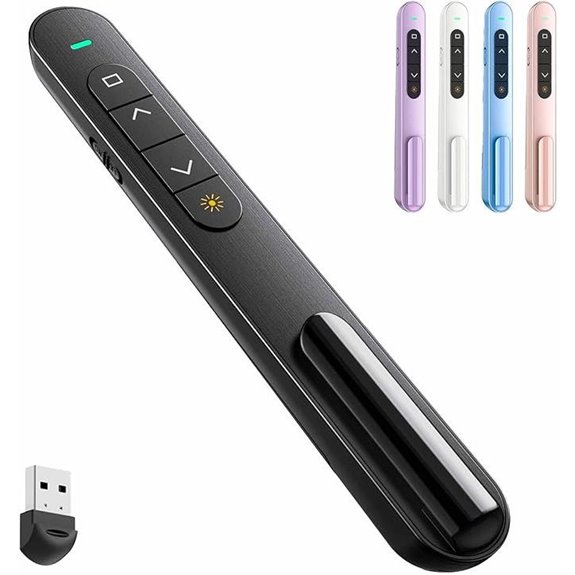 RF Wireless PowerPoint Clicker with Volume Control