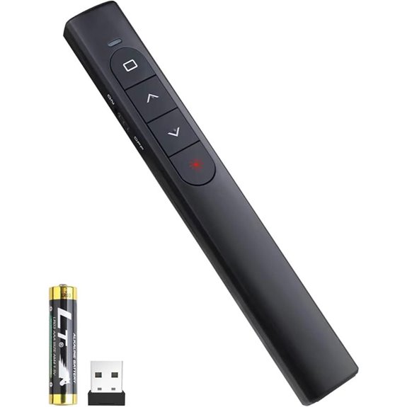 12 Top-Rated Wireless Presentation Systems for Training in 2026 5 Wireless Presentation Remote with Hyperlink & Volume Control