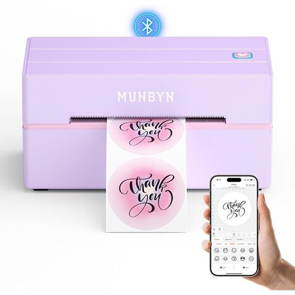 15 Best Professional Thermal Label Printers for Small Business Fulfillment 17 MUNBYN Bluetooth Thermal Label Printer for Shipping