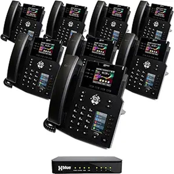 XBLUE QB1 Business Phone System with 8 Phones