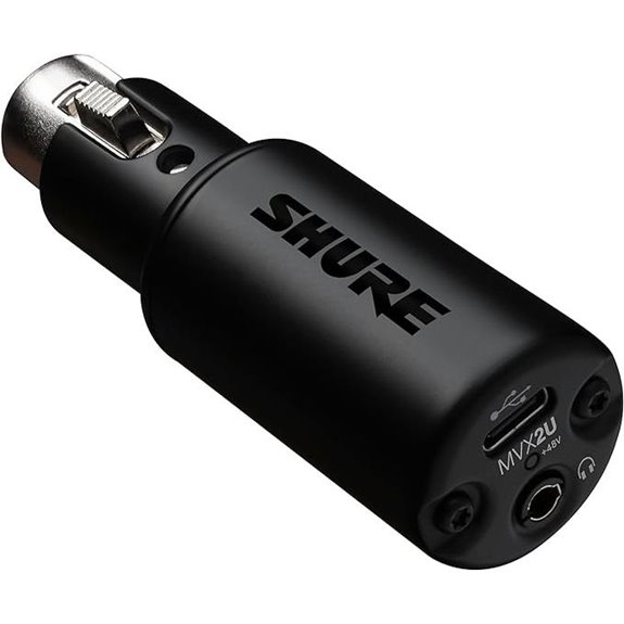 15 Top-Rated Audio Interfaces for Music & Audio Production in 2026 7 Shure MVX2U XLR-to-USB Interface with Headphone Jack