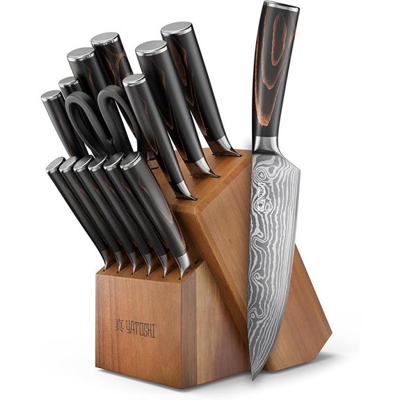 15 Best Carbon Steel Knife Sets for 2026 That Chefs Recommend 9 Yatoshi 15-Piece High Carbon Stainless Steel Knife Set