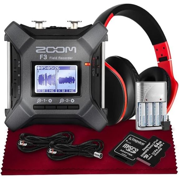 4 Top-Rated Field Audio Recorders for Video Shoots in 2026 3 Zoom F3 Professional Field Recorder with MicroSD