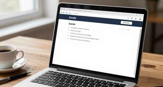 clear organized email formatting