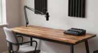 comfortable durable podcast desk
