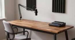 comfortable durable podcast desk