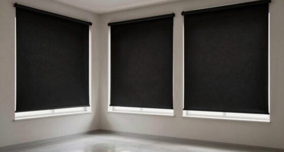 darkening blinds ensure consistent lighting