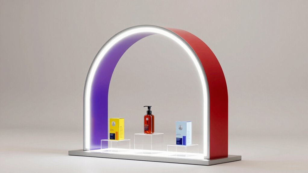 The Display Stand Setup That Makes Branded Products Easier to Notice 3 effective shelf organization and lighting