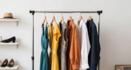 efficient studio garment organization