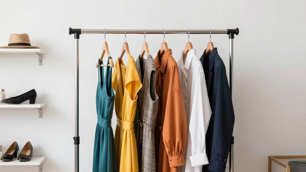 efficient studio garment organization