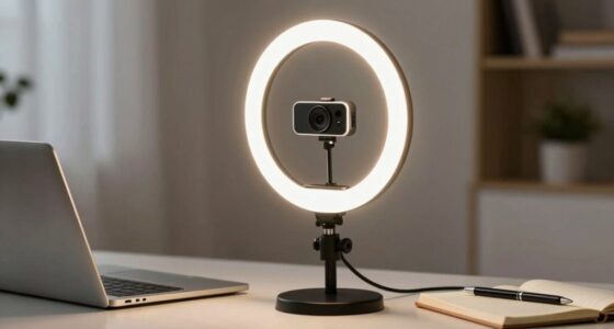 enhanced webcam lighting setup